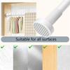 A20F-Adjustable Tension Rod Shower Curtain Rod No Need To Drill Spring Tension Curtain Rod Expandable Cabinet Rod