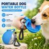 1/2PCS Dogs Drinking Bottle Plastic Cat Dog Outdoor Portable Water Dispensers for Outdoor Use Hooks Balls Folding Dog Water Bott