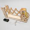 DIY Science Gismo Wooden Folding Security Gate Physics Experiment Teaching Equipments Kits STEM Toy Kids Learning Toy