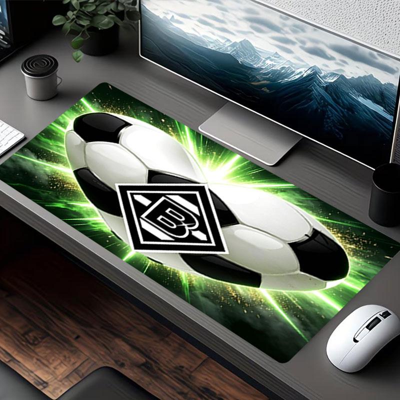 Borussia Mönchengladbach Print Mauspads, für Tastaturablage Laptop PC Matte für Büro Heimgebrauch, Schreibtischdekoration, Perfektes Geburtstagsgeschenk für Gamer