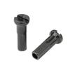 50PCS Black Bicycle Spoke Nipples 14mm Length Spoke Cap  Mountain Bike Wheel Repair
