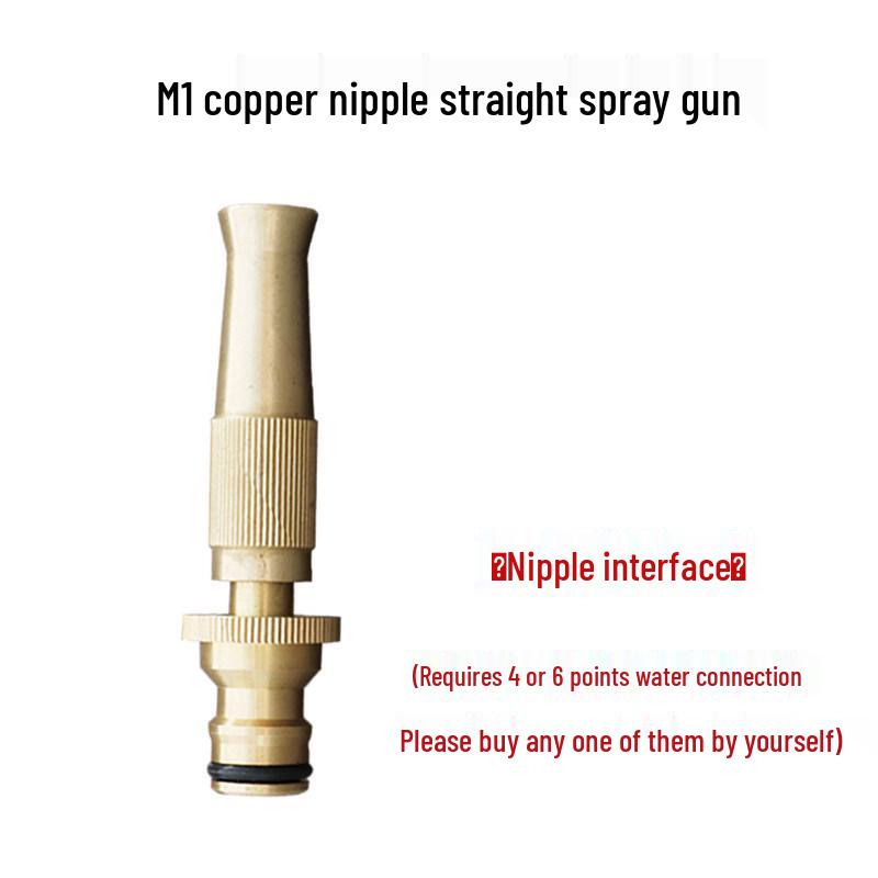 Mosiężna dysza i szczotka do mycia samochodu pod wysokim ciśnieniem