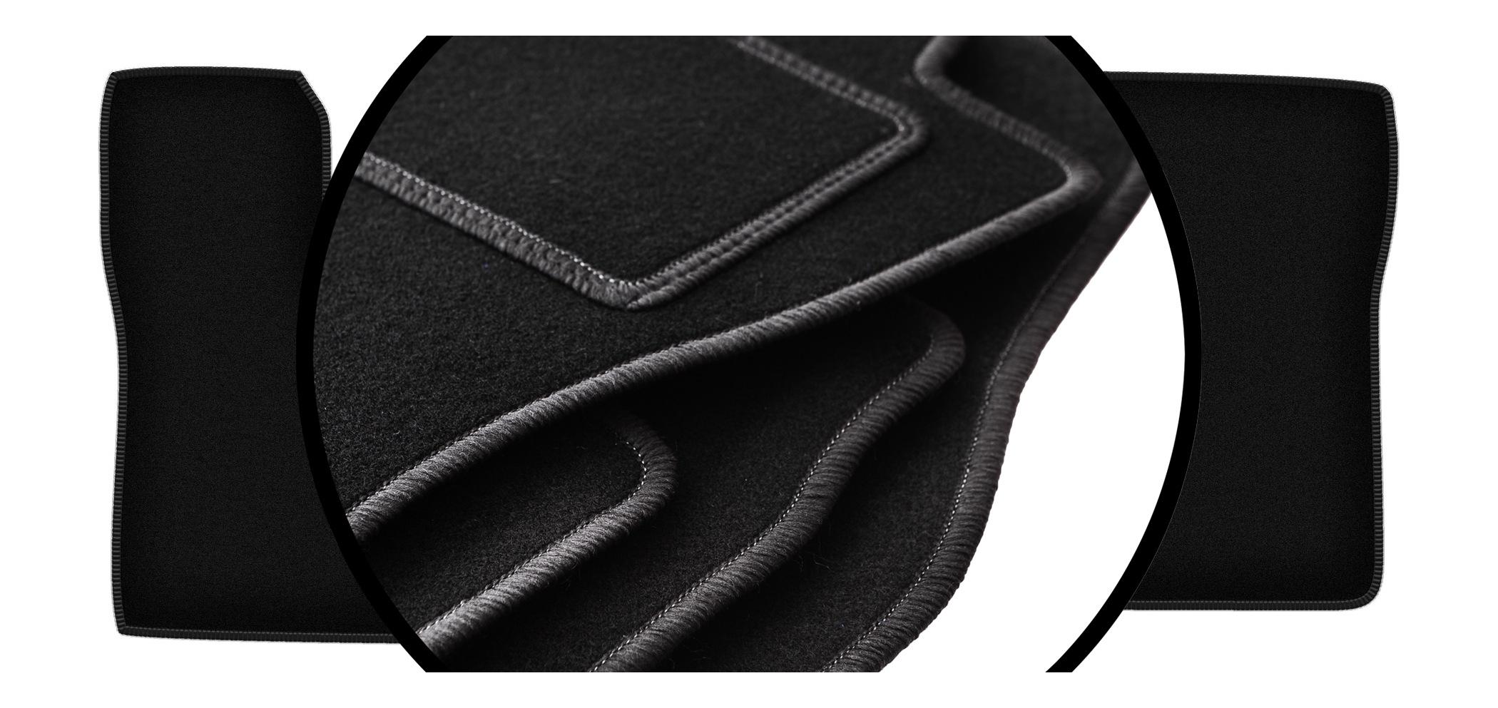 Complete set of velour floor mats for: MAN TGX truck (2017-)