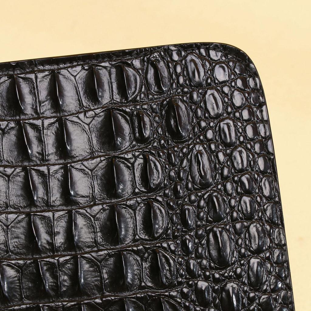 Mała kwadratowa torebka na ramię z łańcuszkiem, w stylu krokodyla, dla kobiet