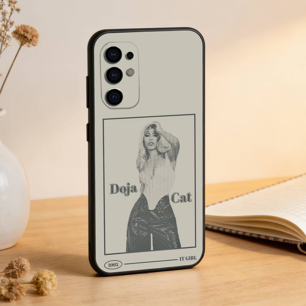 Doja Cat Singer Phone Case For Samsung S25,S24,S21,S22,S23,S30,Ultra,S20,Plus,Fe,Soft Silicone Black Cover
