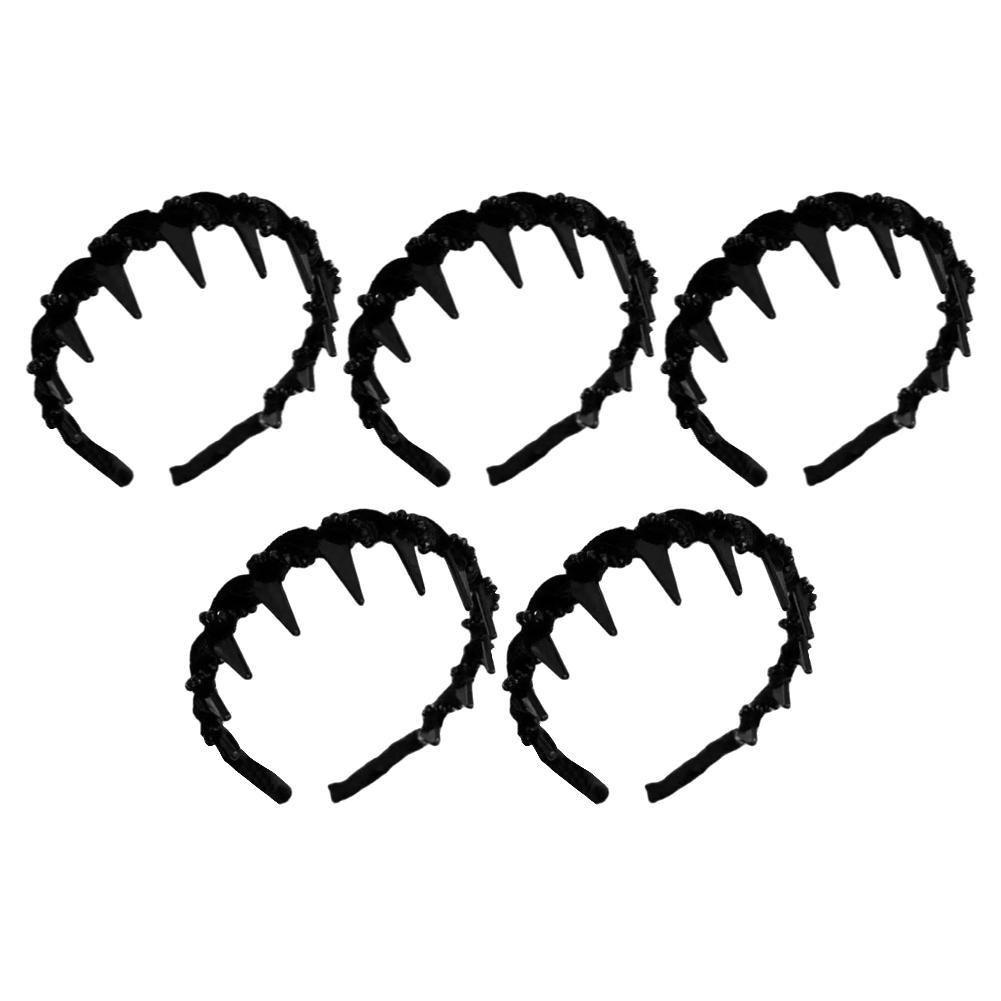 Women Headband Vintage High Cranium Artificial Pearl Hairband Rhinestones Hair Accessories Sweet Fashion Little Girls Hair Hoop