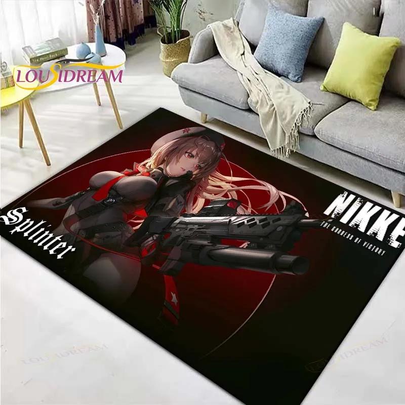 Hot Game Characters Nikke Goddess of Victory Carpet Outdoor Rug Area Rug Non-slip Carpet Bedroom Decor Carpet for Gift