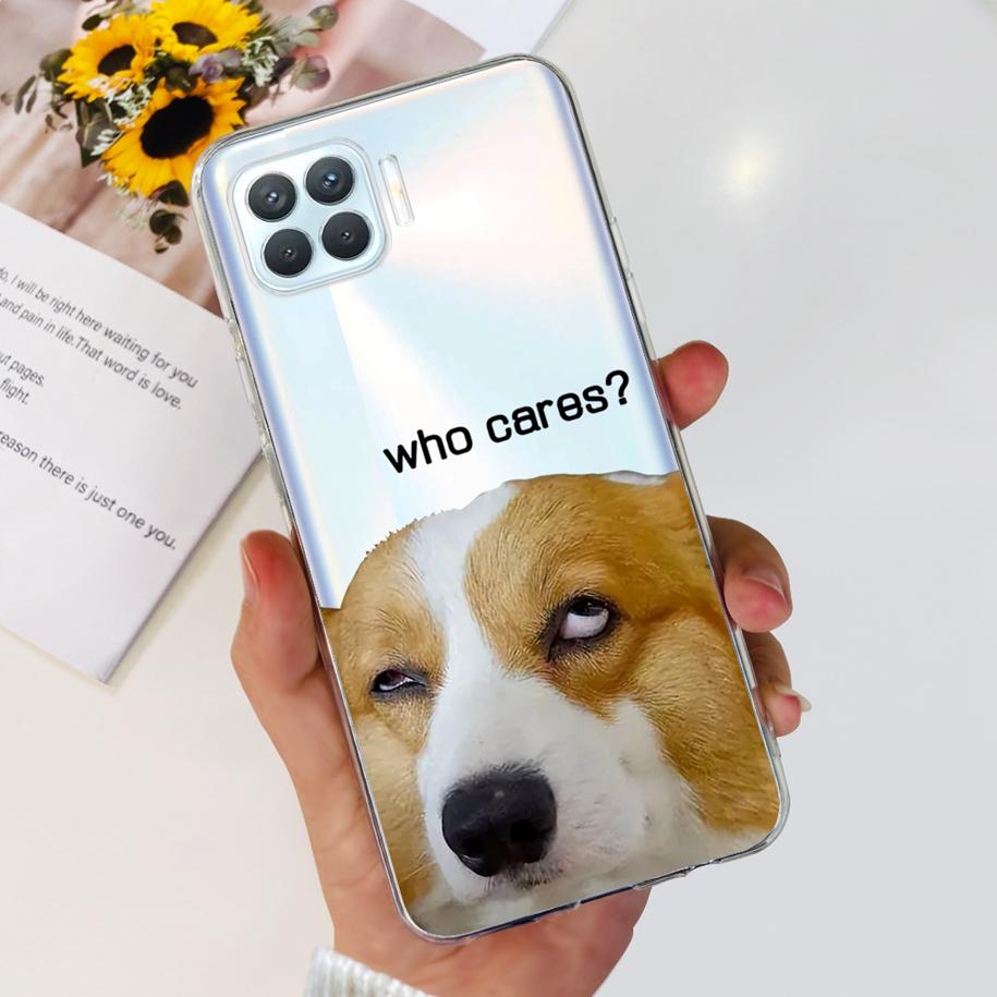 For OPPO Reno 4 Lite Case CPH2125 Phone Case Cute Cartoon Soft Silicone Back Cover For OPPO F17 Pro CPH2119 Coque A93 2020 Funda