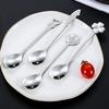 Stainless Steel Coffee Tea Stirring Spoon Dessert Spoon, Silver (BPA Free, No FDA)