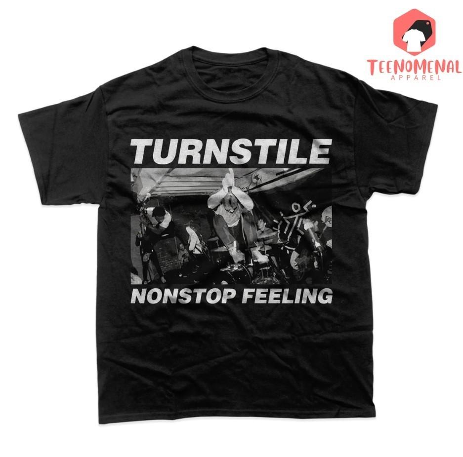 Turnstile Unisex T-Shirt Nonstop Feeling Tee Music Band Merch Artist Grap XXL