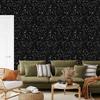 Black glitter wallpaper black, black background for living room and bedroom 50x1000
