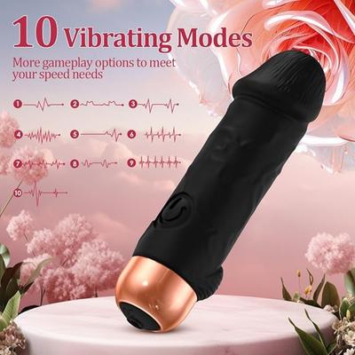 Mini Wibratory Pociski Dildo Stymulator Punktu G Wibrator Kobiecy Stymulacja Łechtaczki 10 Trybów Wibracji Stymulator Łechtaczki dla Kobiet Dorosła Para Zabawki Seksualne