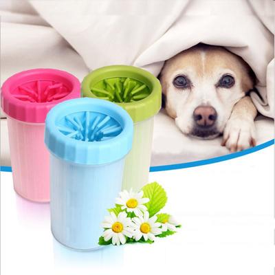 Hot Pet Foot Washing Cup Dog Bath Magic Pet Beauty Cleaning Wipe Free Automatic Foot Portable Cat Dirty Paw Cleaning Wash  Cup