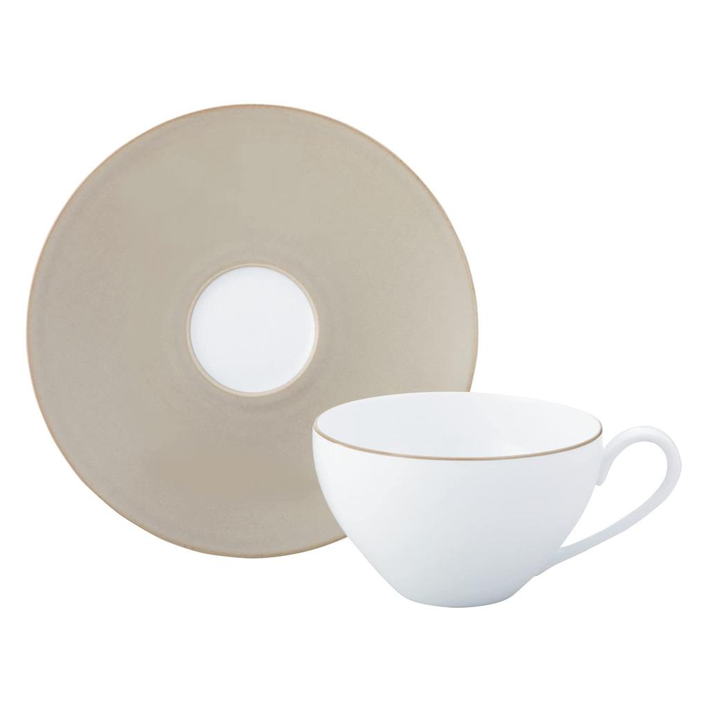 Noritake Alta Collection Cup (Coffee/Tea), 220cc, Microwave and Dishwasher Safe, Oyster Fine Porcelain (Premium White), 94989C/1695