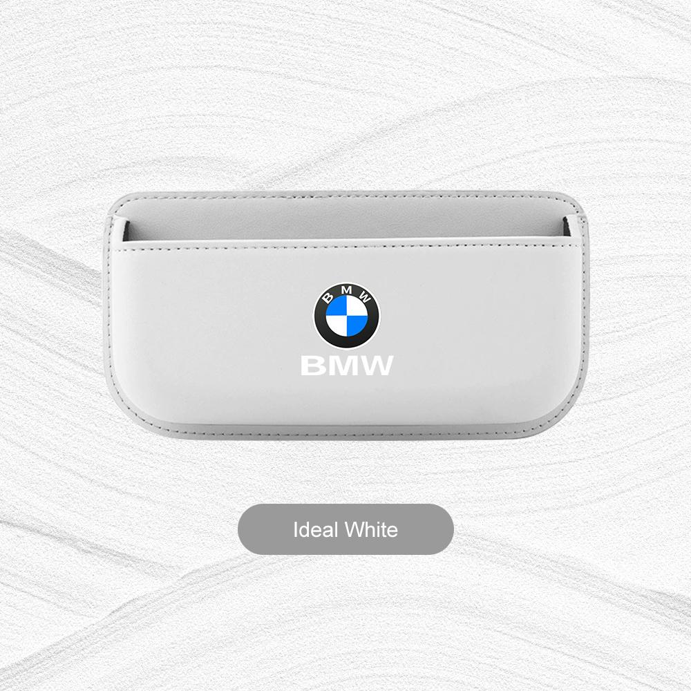 Leather Car Side Pocket Organizer Bag For BMW M M3 M5 E36 E39 E46 E60 E91 F48 F25 F15 F10 F01 X1 X3 Door Adhesive Storage Pouch npmk56
