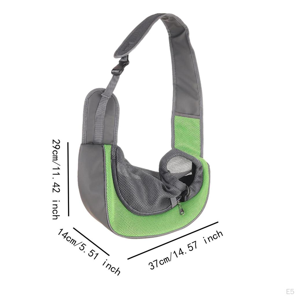 Leichte Haustier-Trageschlinge für kleine Hunde und Katzen - Tragbare Umhängetasche für den Außenbereich