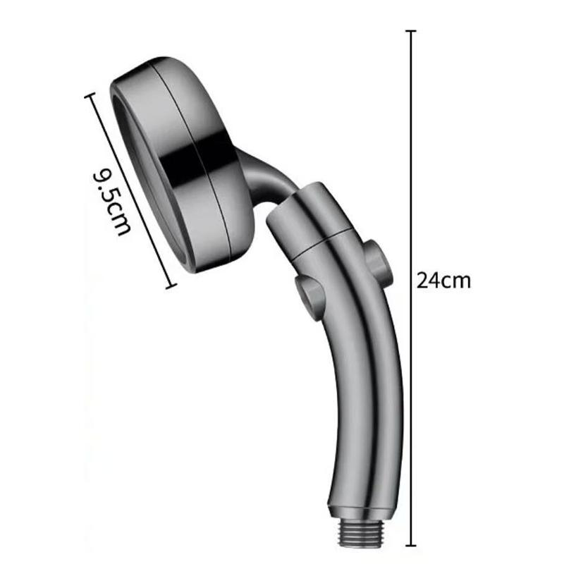 High Pressure Shower Head With One-key Stop Button Adjustable Water Saving Handheld Showerhead Universal Bathroom Spray Nozzle