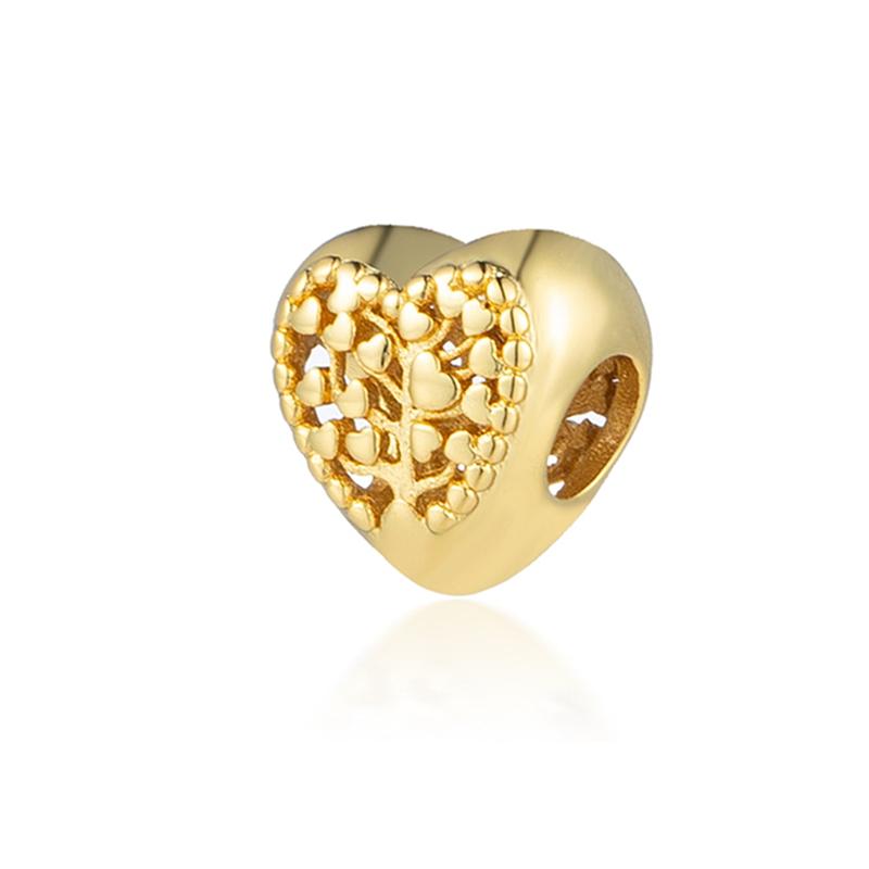 NIEUWE DIY Vergulde Sieraden Roze Kers Verwarde Sundrop Bloem Bedeltje Roos Margriet Bedels Passend voor Armband Vrouwen Cadeau