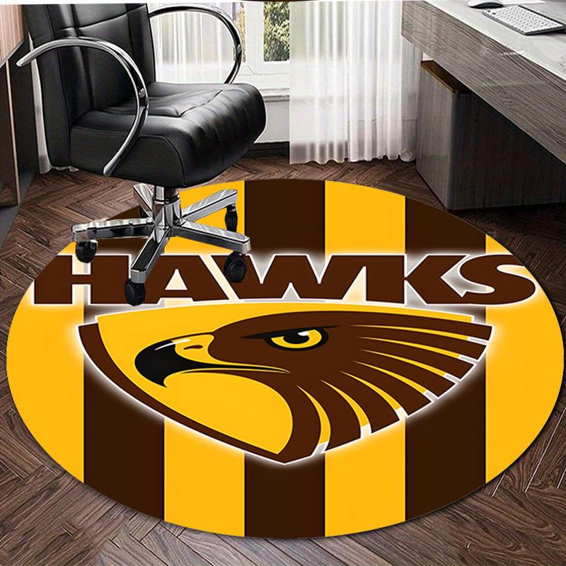 1pc Football Team (45) Design Printed Area Round Carpet for Bedroom Living Room Home Decor Rugs Mat Non Slip Mat Rug for Bedside