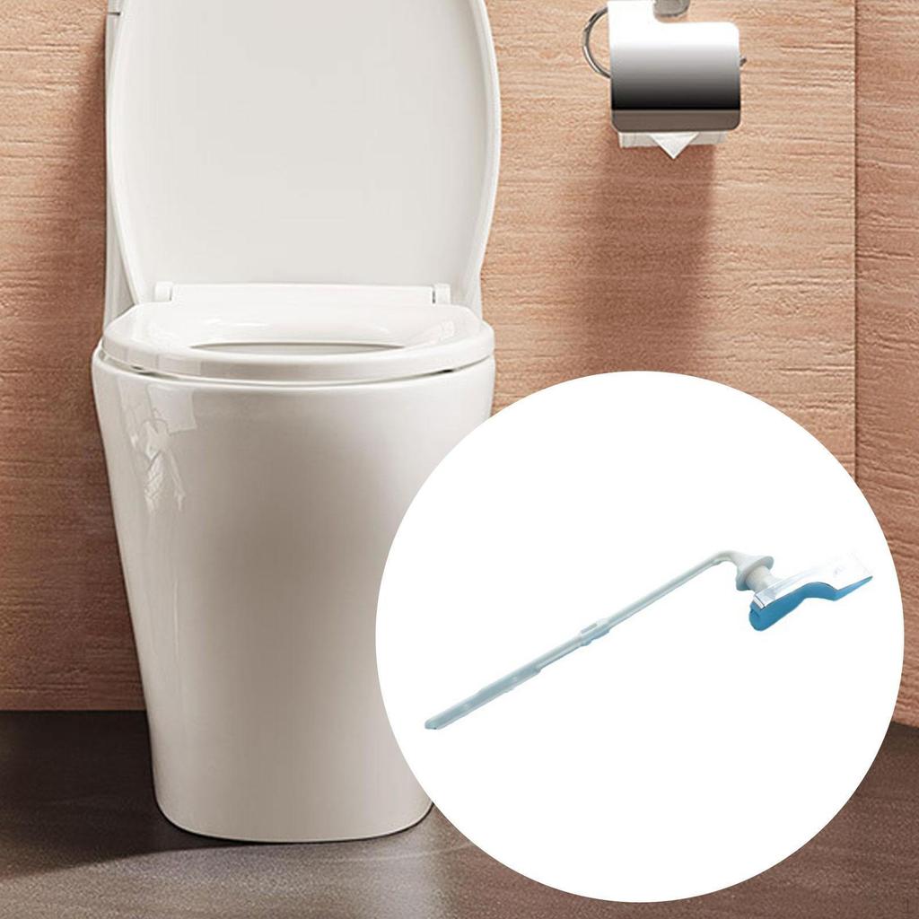 Toilet Tank Flush Lever Toilets Wrench Adjustable Single Push Flushing Replace Parts Handle