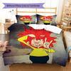 Meister Eder und sein Pumuckl Pattern Bedding,Quilt Set Quilt Cover Pillowcase Home Birthday Gift(1 * duvet cover + 2 * pillowcase, without core)