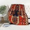 Bohemian Pattern Digital-printed Polyester Bedroom Velvet Flannel Cover Blanket Fleece Soft Sofa Cover Blankets for Beds