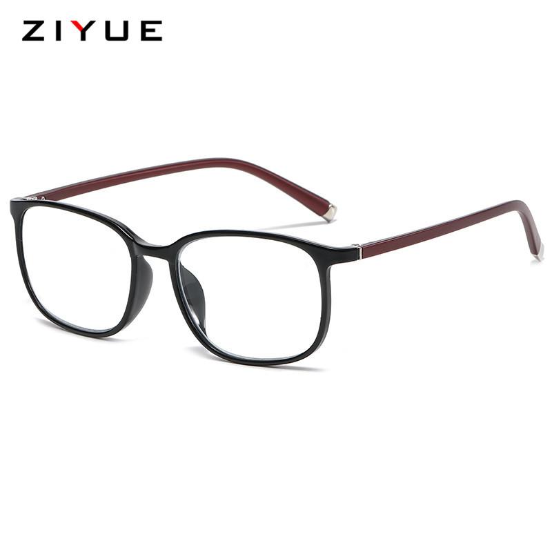 New fashion TR90 box old man glasses frame high definition anti-blue light anti-radiation ultra-light comfortable reading reading glasses +100