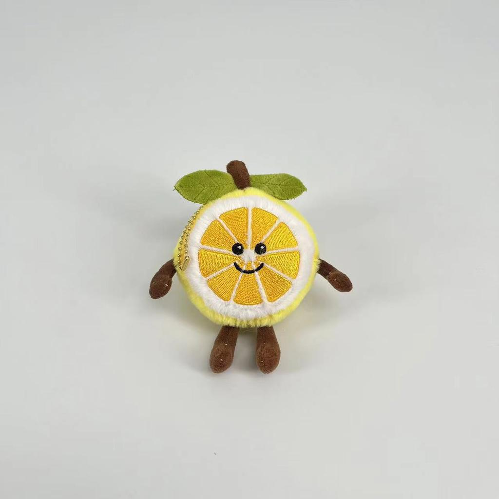 Cute Snacks, Vegetables And Fruits Series, Emoji Plush Doll Bag, Pendant, Video Game City, Doll Grabbing Machine, Gift.