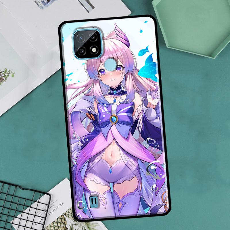 Genshin Impact Sangonomiya Kokomi Case For Realme 9 Pro Plus 8 8i 9i C35 GT Neo 2 Cover For OnePlus 10 9 Pro Nord2 8T 9R 10R