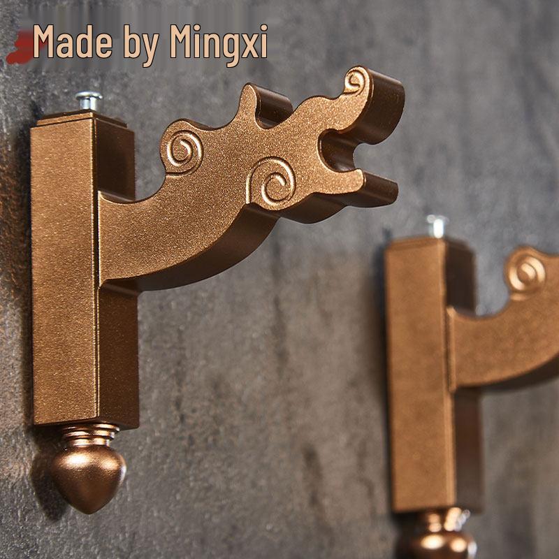 Chinese Style Decorative Wall Hook with Creative Tiered Tray for Entryway