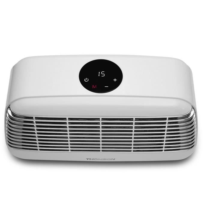 Radiateur Soufflant - THOMSON - THSFC25DB - 1500 Watts - Télécommande - Céramique - Blanc