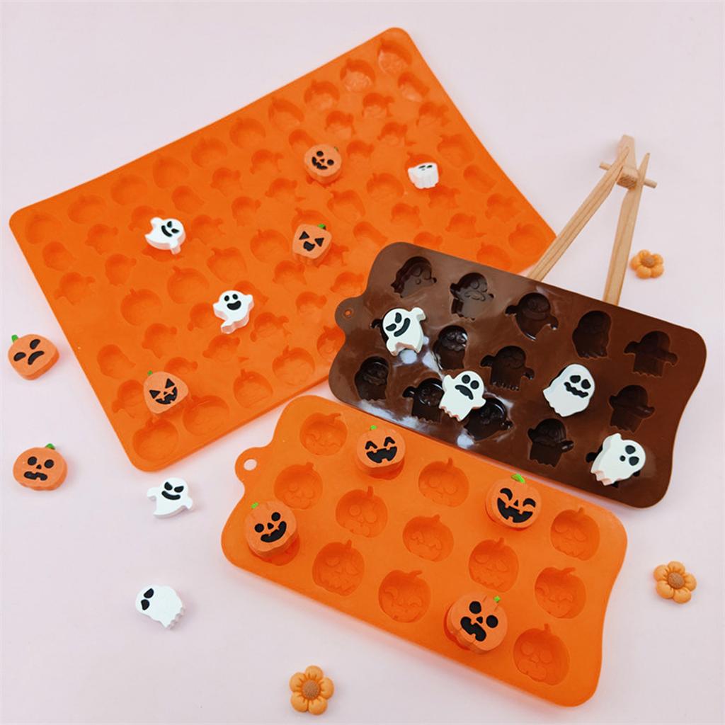 Halloween Mold Fun Silicone Mold Chocolate Fudge Cake Mold,