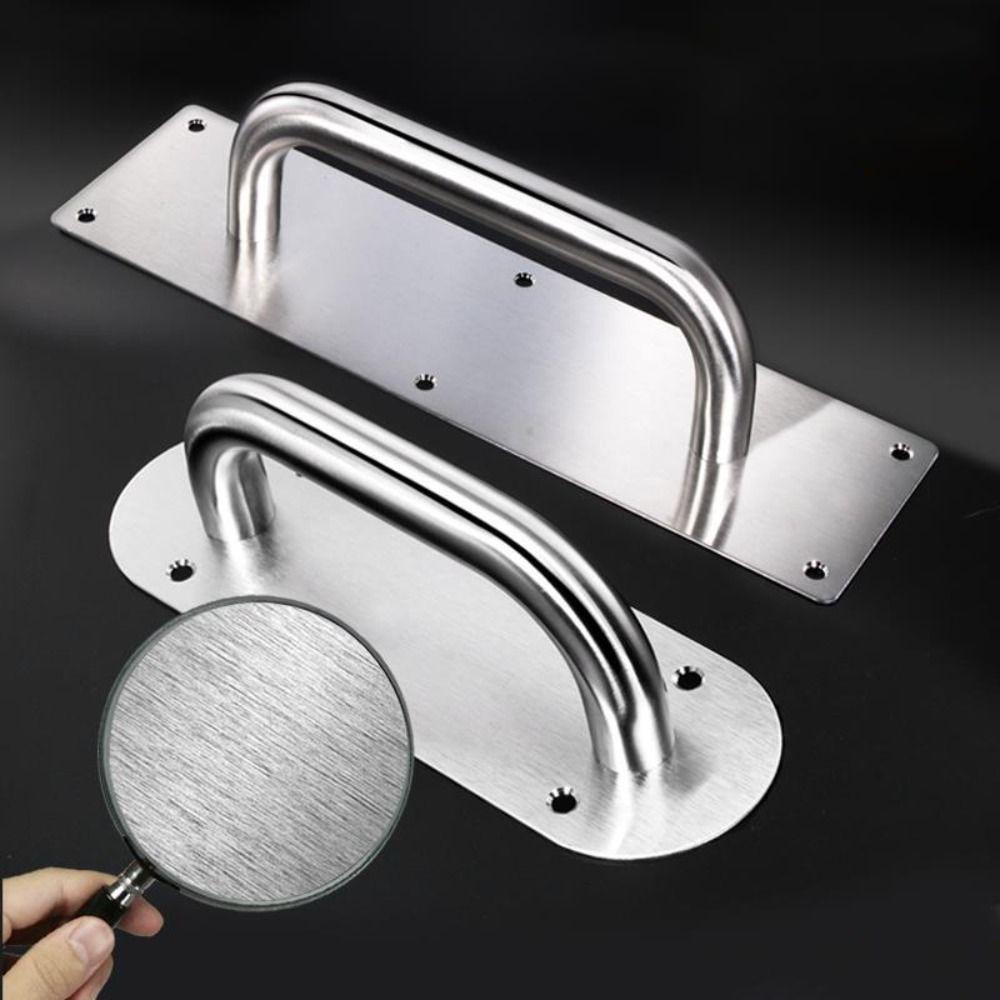 Furniture Handle Heavy Duty Barn Door Pull Stainless Steel Gate Door Handle Door Plate Handle  Push
