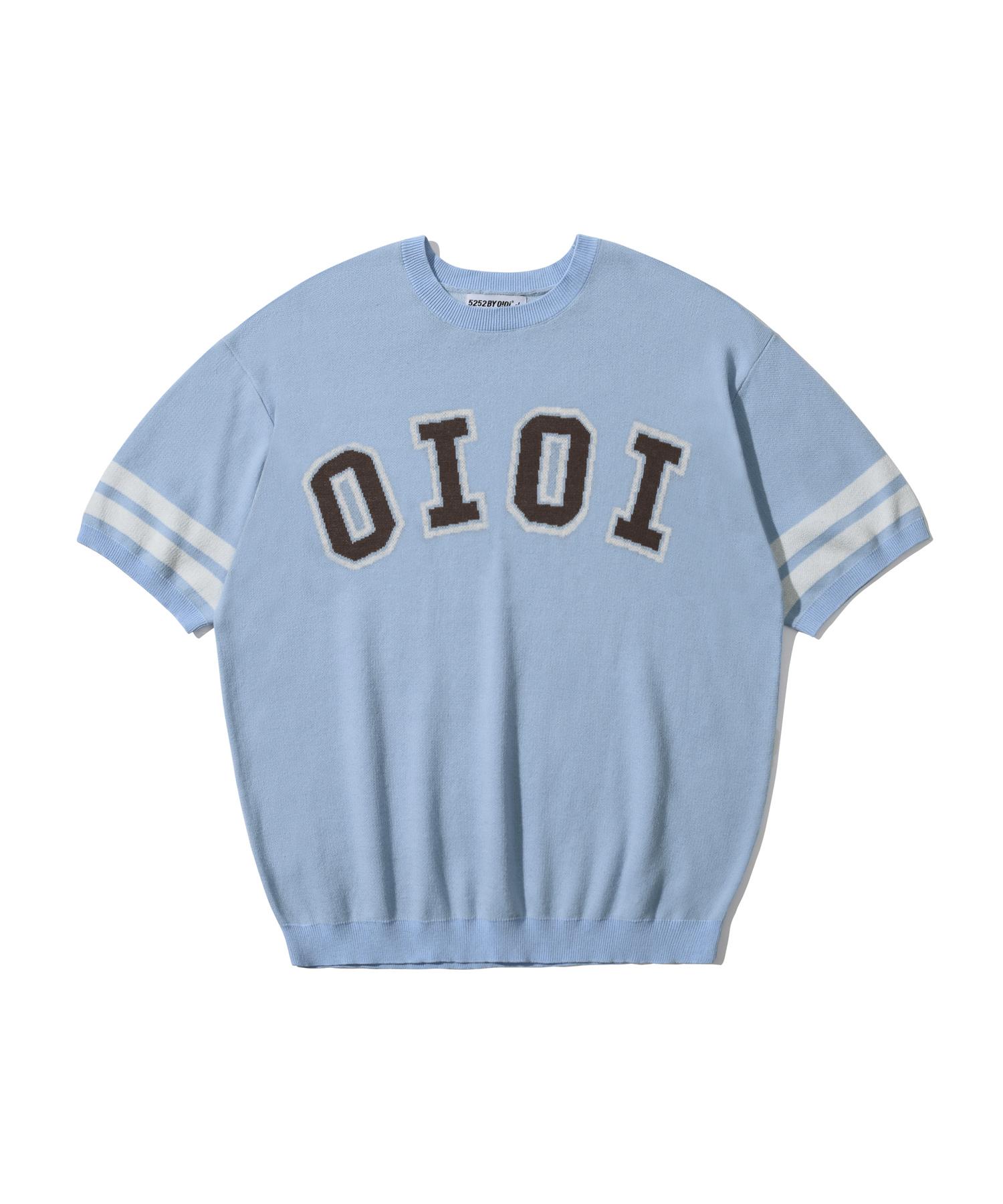Oioi Collection Og Logo Knit Sweater [Sky Blue] M