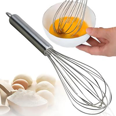 1PC 12inches Stainless Steel Balloon Wire Whisk Egg Beater Mixer Baking Utensil