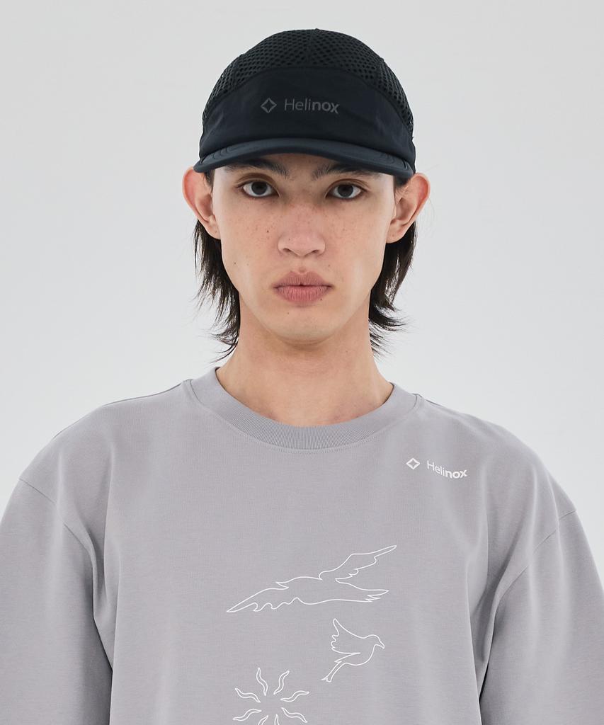 Hellinogseuweeo Mesh Hybrid Cap_Black