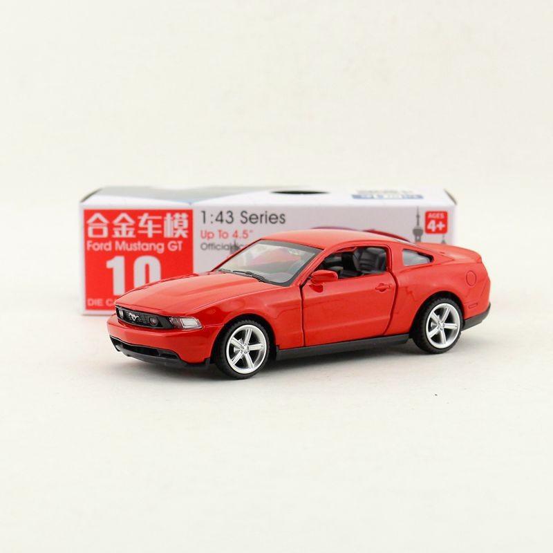 Alloy Car Model Toy Ford Mustang Gt With Door Opening Design For Gift Kids
