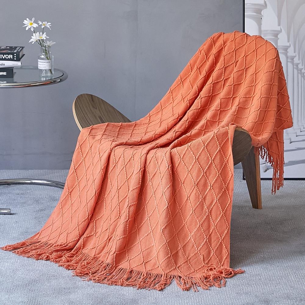 Nordic Knitted Throw Thread Blankets On the Bed Sofa Throw Travel TV Nap Blankets Soft Towel Bed Plaid Tapestry