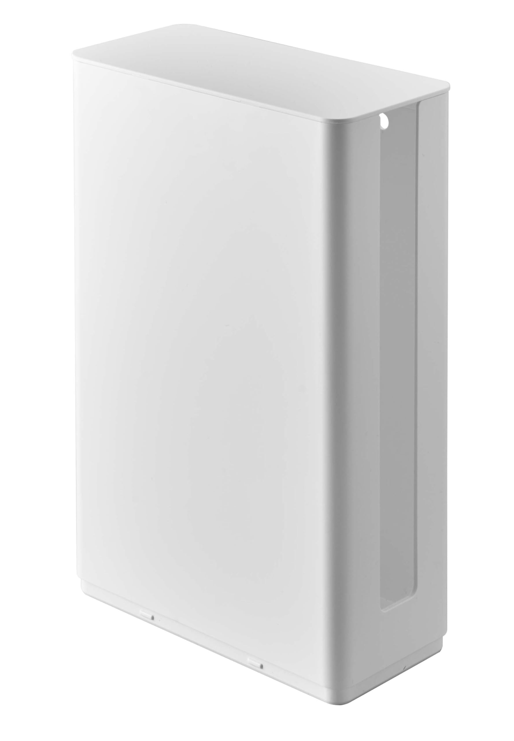 Yamazaki Stackable Slim Router Storage Case with x x Smart Floats Up Effectively Utilizes Dead 5750 Lid, Long, White, Approx. W9.7 D20.2 H30.2 белый