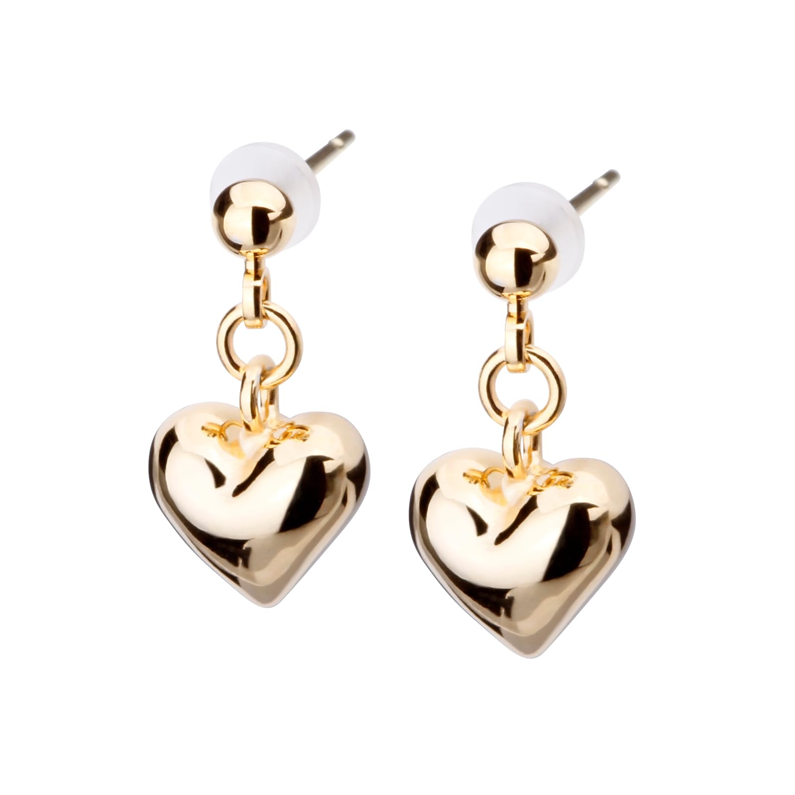 

LOKUMI Зроблено з K18 Craft Heart 18K Нікелеві сережки, Японія, 18K, Пусет, K18, Гіпоалергенні, Серце, Серія, Підвісні, Жіночі, Прості, Маленькі, Підвісні,