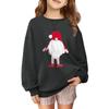 Children's Fashionable Casual Long-sleeved Loose Christmas Print Pullover Sweatshirt