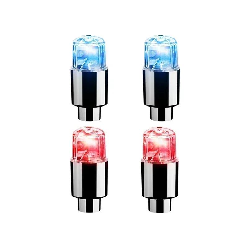 2/10pc Tire Valves Cap LED Lights Universal Car Motorcycle Bicycle Tyre Hub Motion Sensor Glowing Bulbs Cycling Lamp Accessories