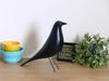 Bird Object House Bird Dove Wooden Figurine Reproduction Scandinavian Home Decor (hej!e) (Black)