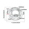 5 Count Light Fixture Support Bracket, Round Crossbar Plate for Pendant Lighting Near Ceiling