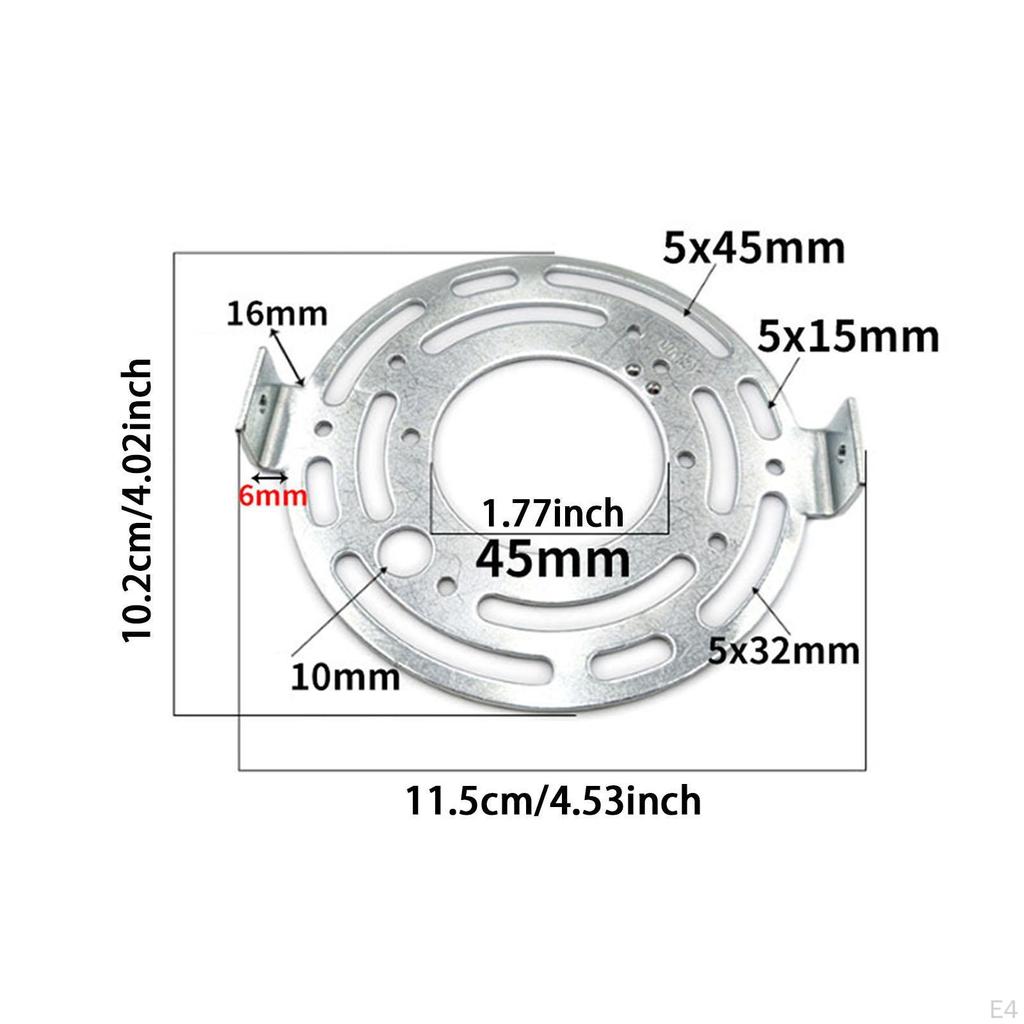 5 Count Light Fixture Support Bracket, Round Crossbar Plate for Pendant Lighting Near Ceiling