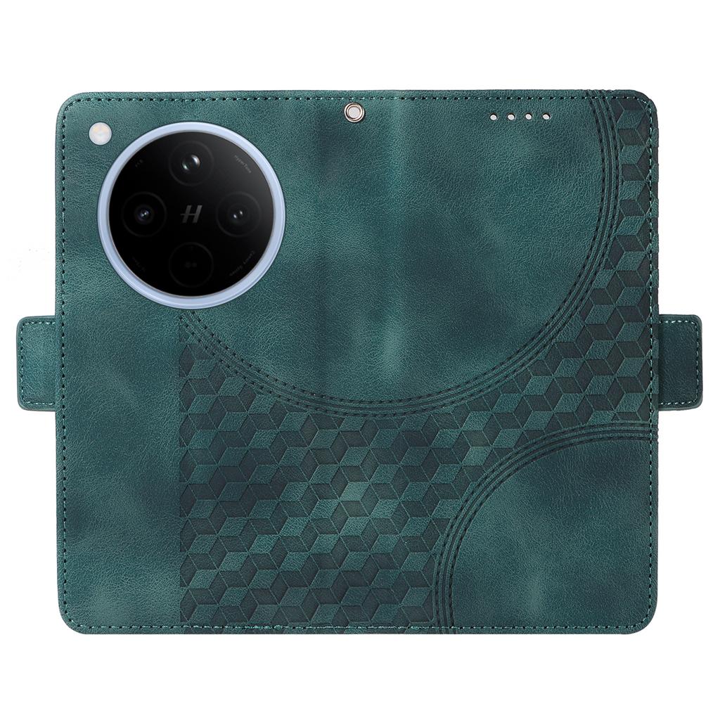 For Oppo Find X8 5G Case PU Leather Phone Cover Rhombus Starry Imprinted