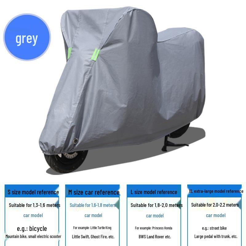 Four Seasons All-Weather Motorcycle & Electric Car Cover: Sunscreen, Rainproof, Dustproof