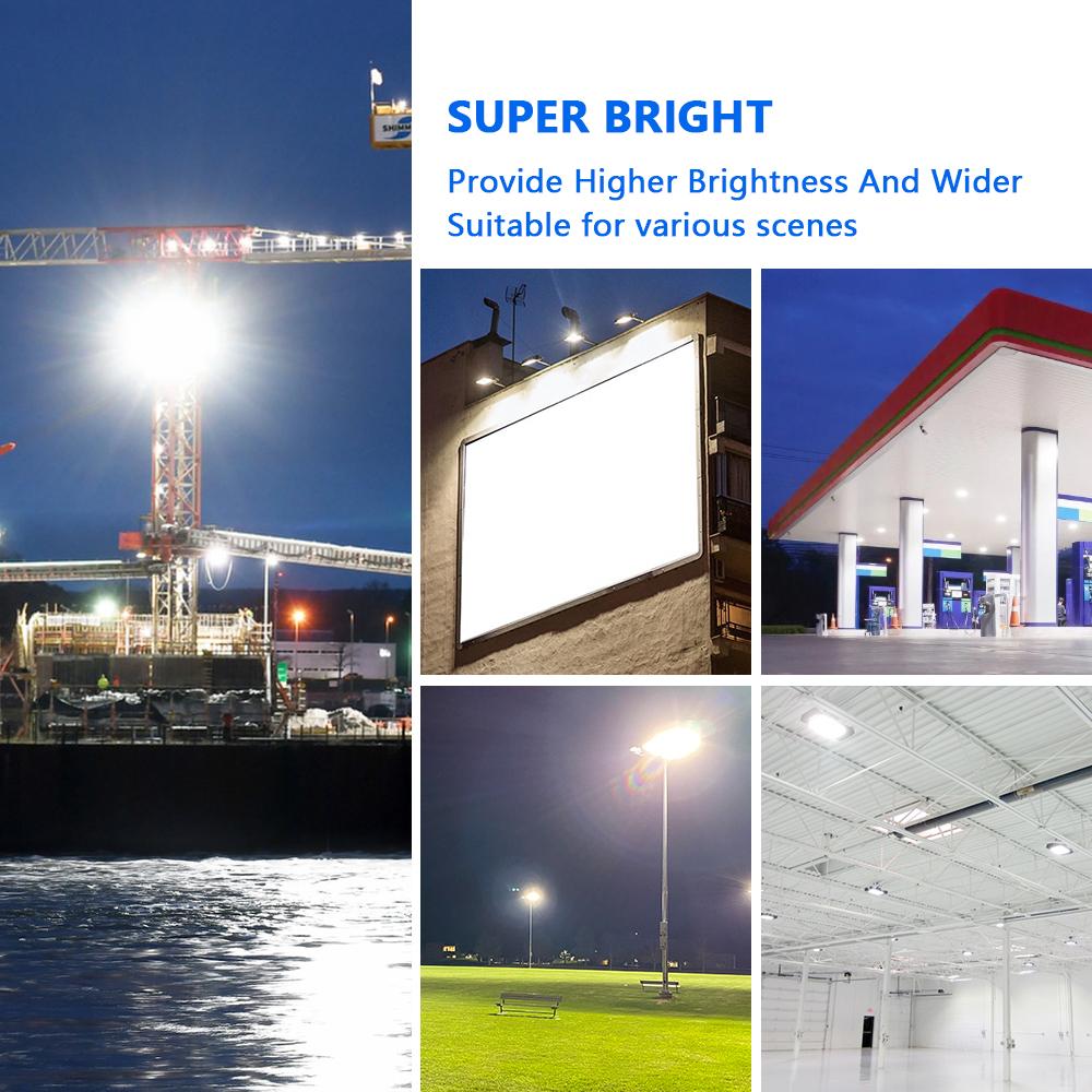 LED Flood Lights High Bright Spotlight LED Street Lamp Waterproof IP66 For Outdoor Garden AC 220V 50W 100W 200W 300W 400W 500W