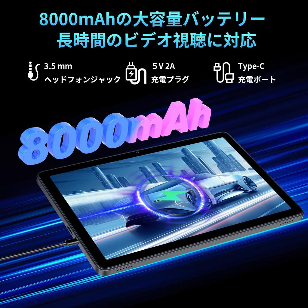 Android first VASOUN Touch 10 SE 24GB 128GB 1TB TF thin and lightweight IPS large 1280x800 Japanese instruction manual included [10-inch Wi-Fi model,