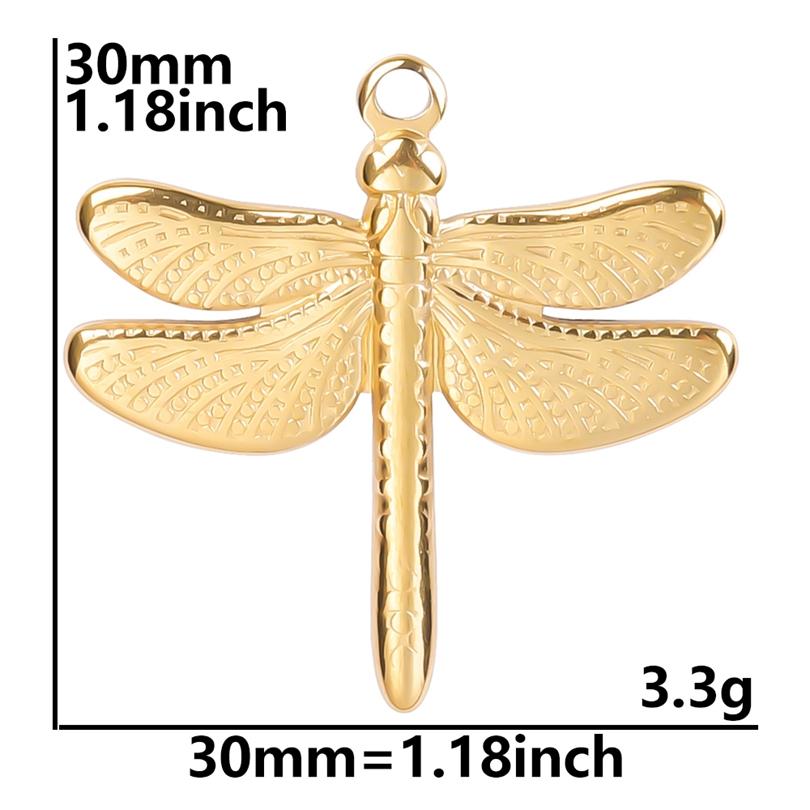 5pcs/Lot Gold Color Animal Butterfly Charm Ojo Turco Stainless Steel Charms For Jewelry Making Supplies Skull Head Star Moon Eye